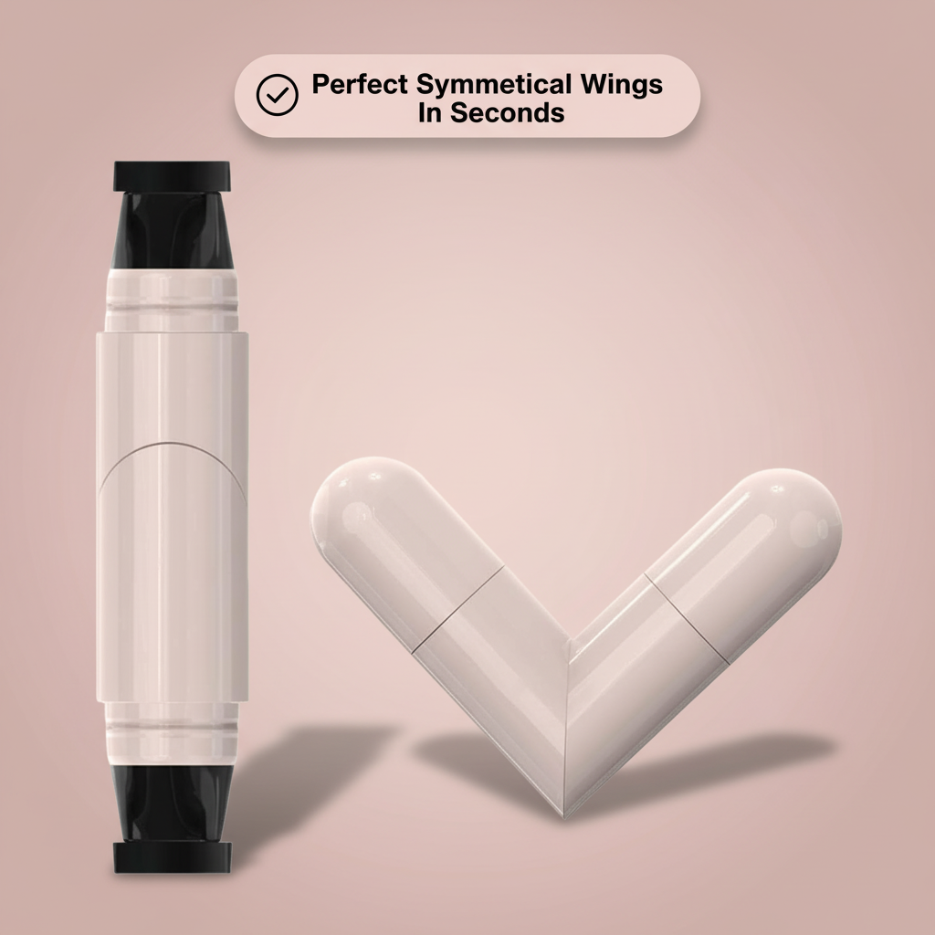 Rotating Eyeliner Stamp Pen - Black